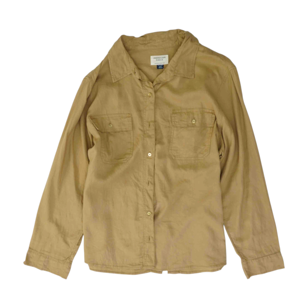 Khaki Button Down