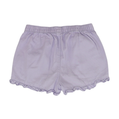 Purple Solid Chino Shorts