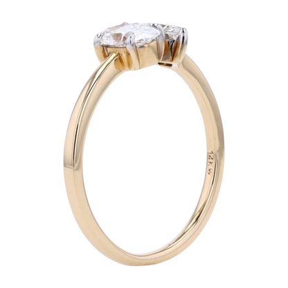 1 ctw 14K Yellow Gold Lab Grown Diamond Fashion Ring