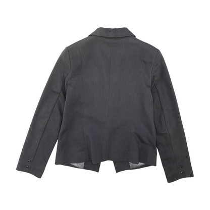 Gray Solid Blazer