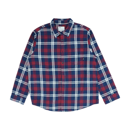 Blue Plaid Flannel Button Down