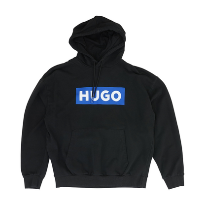 Black Solid Hoodie Pullover
