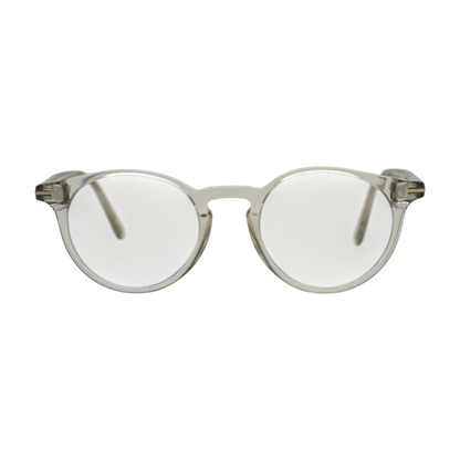 Clear TF 5557-9 Round Prescription Eyewear