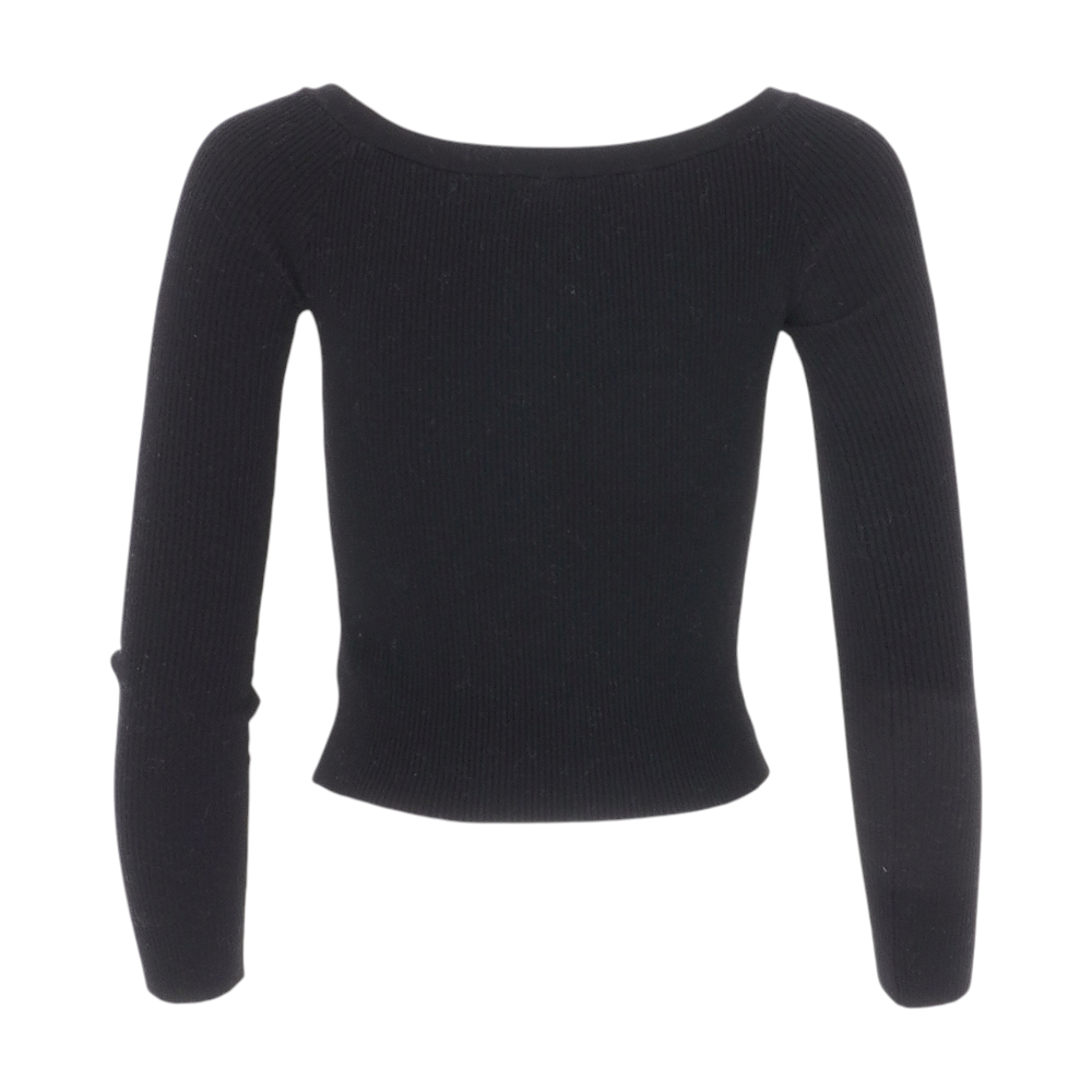 Black Cardigan Sweater
