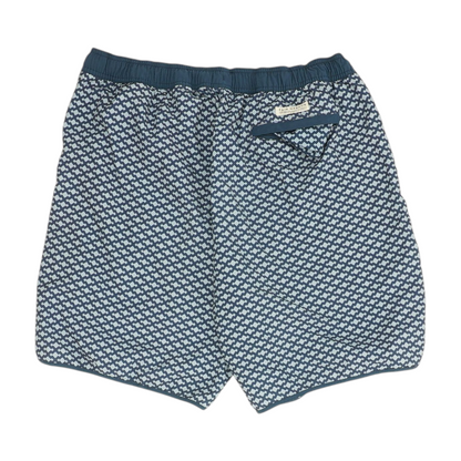 Blue Abstract Swim Bottom