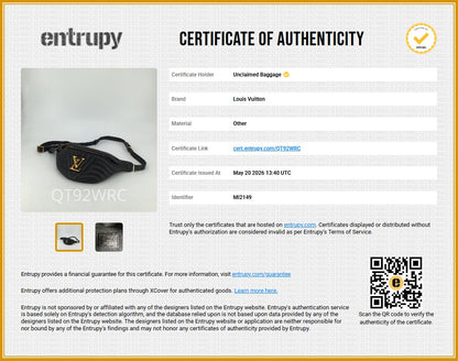 Black New Wave Leather Bumbag