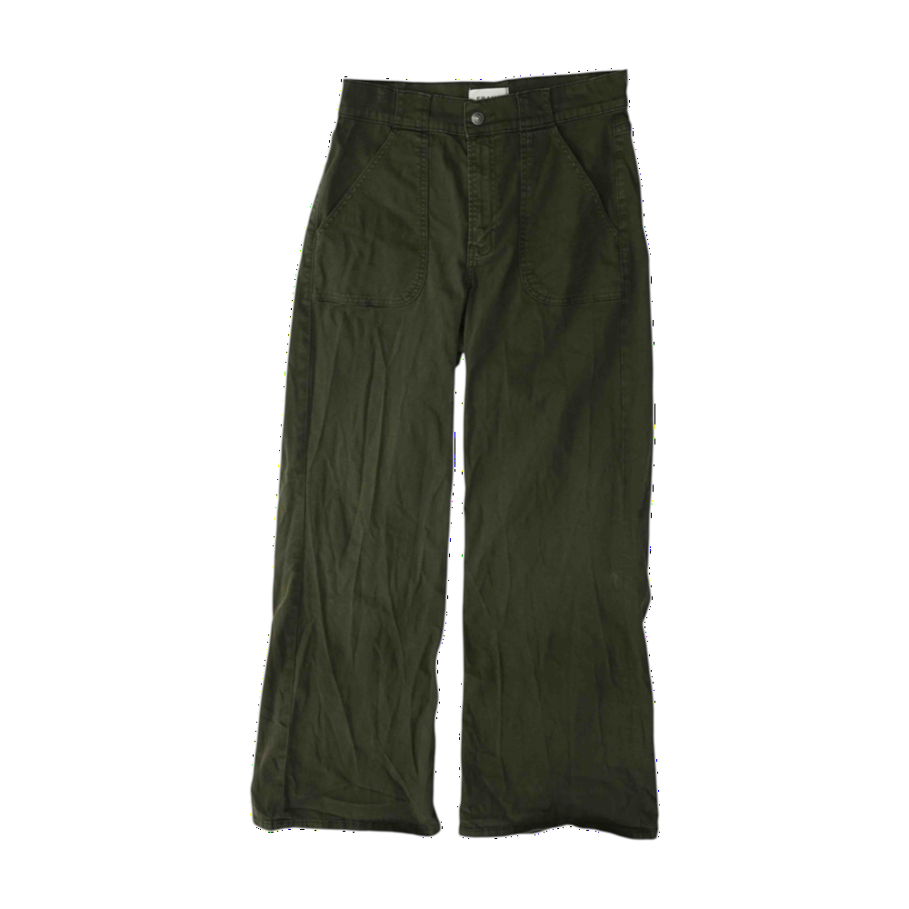 Olive Wide Leg Pants