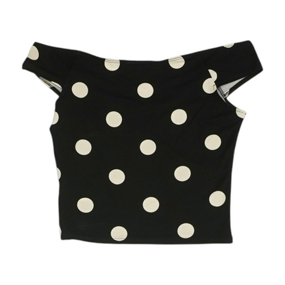 Black Polka Dot Blouse