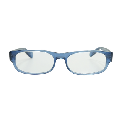 Blue 35-001416 Oval Prescription Eyewear