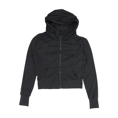 Black Animal Print Active Jacket