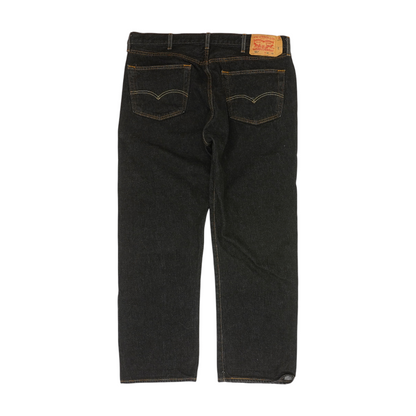 501 Black Straight Jeans