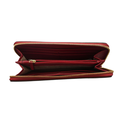 Red Continental Wallet