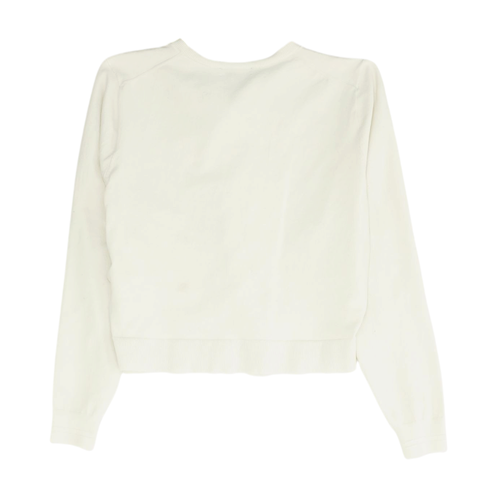 White Cardigan Sweater