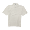 White Solid Short Sleeve Polo