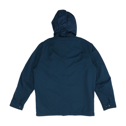 Navy Solid Rain Jacket