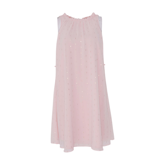 Pink Print Mini Dress