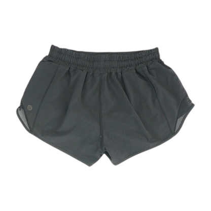 Black Solid Active Shorts
