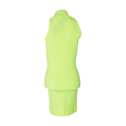 Neon Yellow Mini Dress