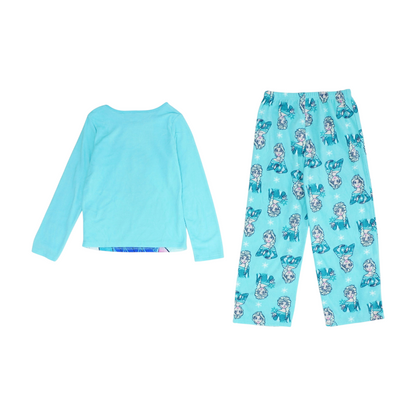 Blue Graphic Pajama Set