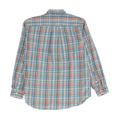 Multi Plaid Long Sleeve Button Down