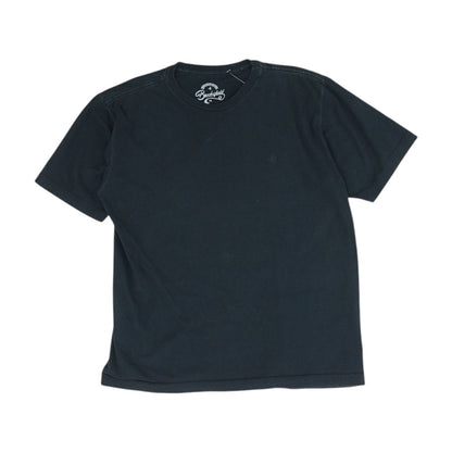 Black Solid Crewneck T-Shirt