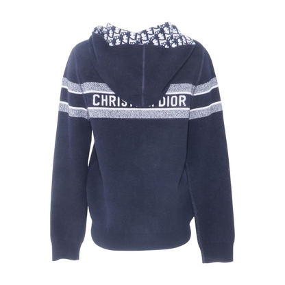 Black Reversible Cashmere Full Zip Hoodie