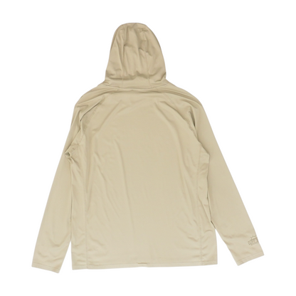 Khaki Solid Hoodie Pullover