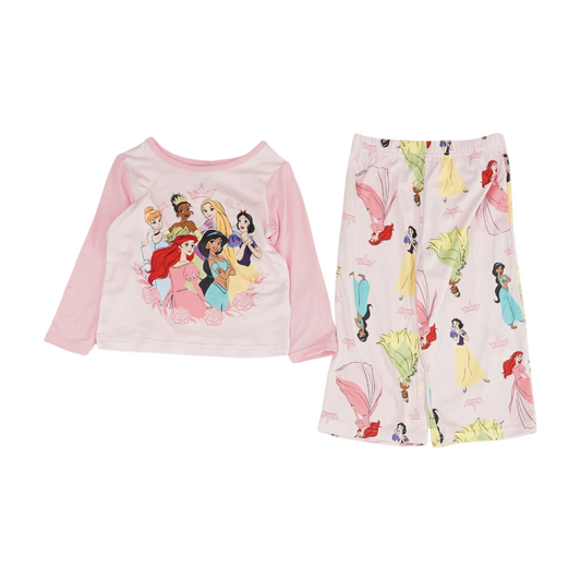 Pink Graphic Pajama Set