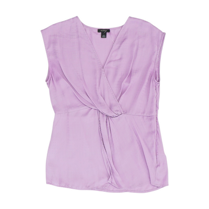 Purple Print Blouse