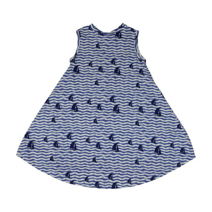 Blue Striped Dress