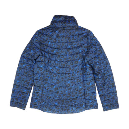Blue Tall Puffer Jacket