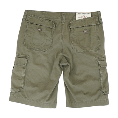 Green 5-Pocket Shorts