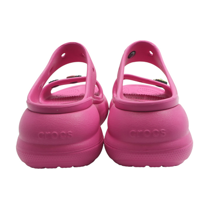 Pink Wedged Sandals