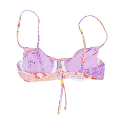 Pink Floral Swim Top