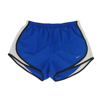 Blue Solid Active Shorts
