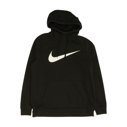 Black Solid Hoodie Pullover