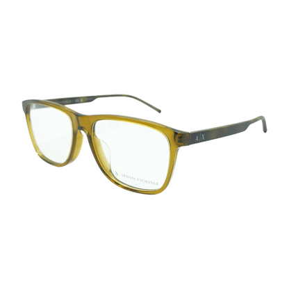 Brown AX 3048F Square Prescription Eyewear