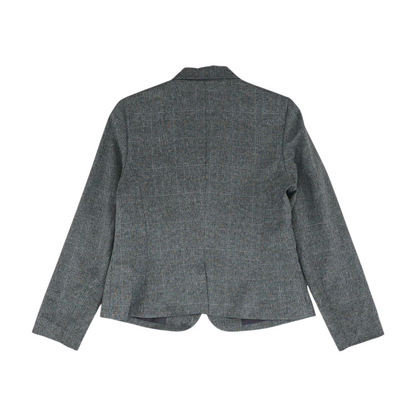 Gray Plaid Blazer