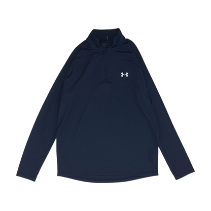 Navy Solid 1/4 Zip Pullover
