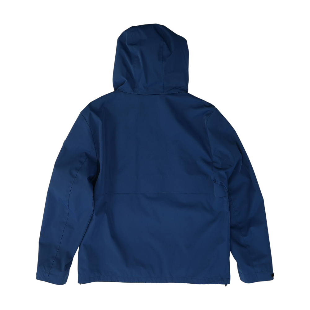 Navy Solid Rain Jacket