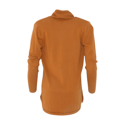 Rust Cardigan Sweater