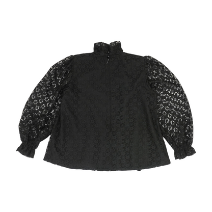 Black Floral Blouse