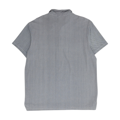 Blue Polka Dot Short Sleeve Polo