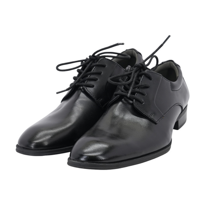 Black Lace-Up Dress Shoes