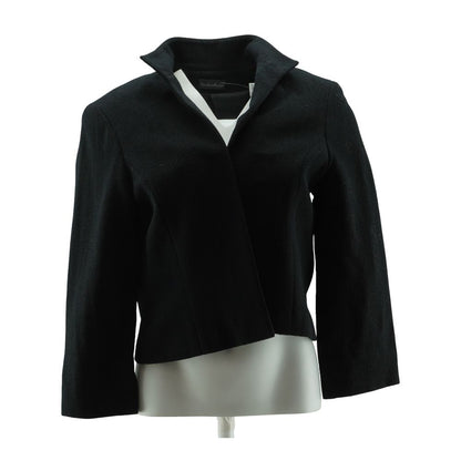 Black Solid Blazer