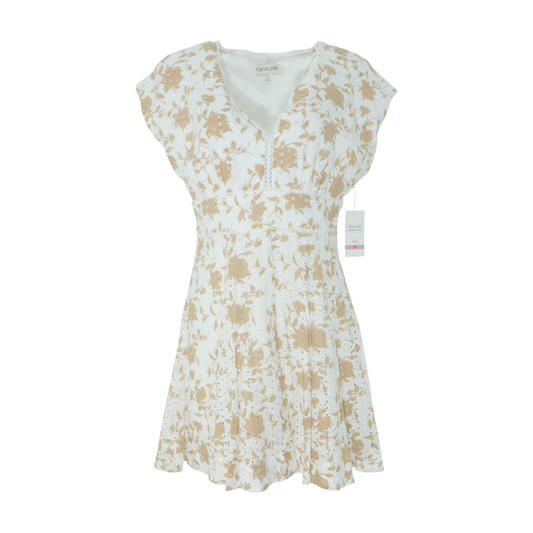 White Floral Mini Dress
