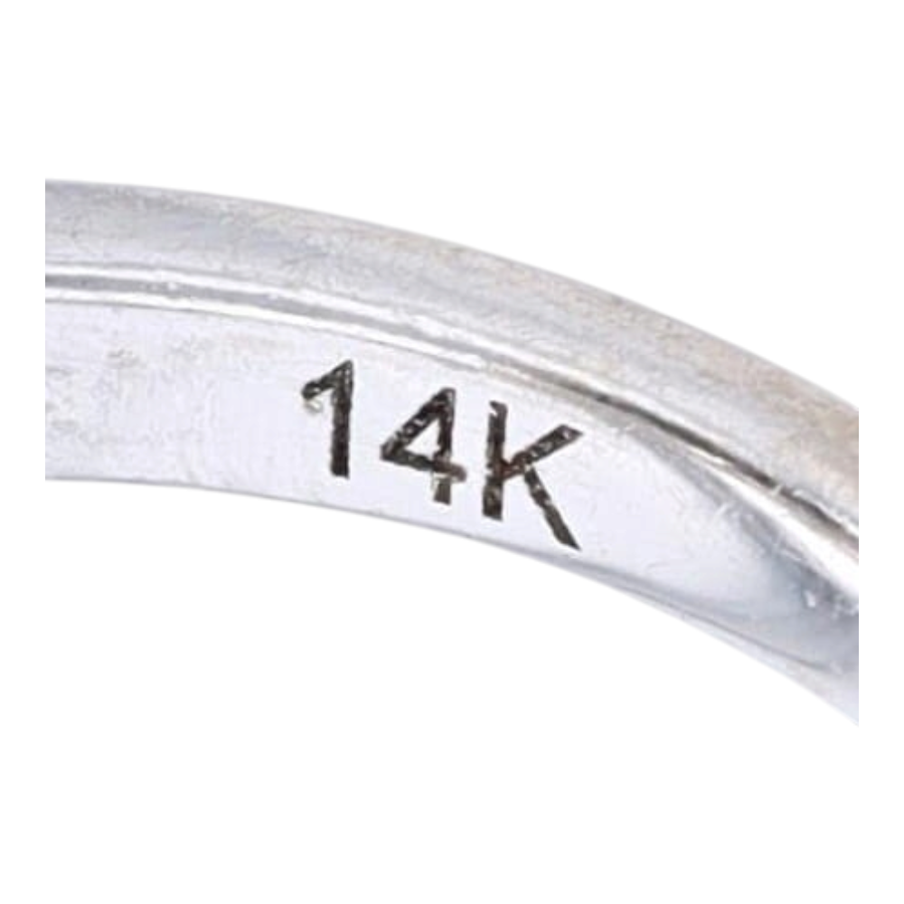 14K White Gold Diamond Fashion Ring