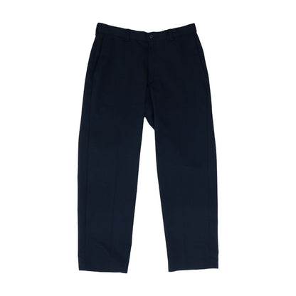 Navy Solid Dress Pants