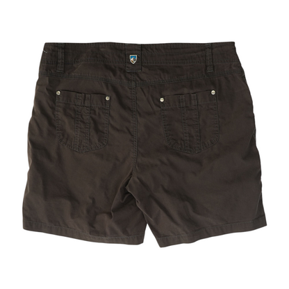 Gray Solid Chino Shorts