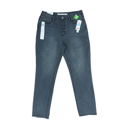 Gray Straight Jeans